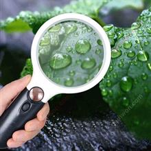 magnifying glass LED Optical handheld 10 times lupa Light Mini Pocket Microscope Reading Lens Jewelry Loupe Repair Tools NO.6902B