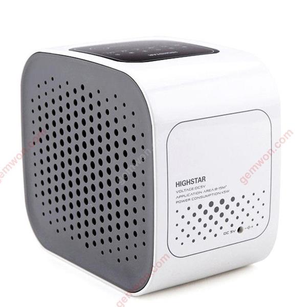 Aromatherapy intelligent air purifier indoor touch switch high efficiency negative ion filtration, gray Iron art 6045A