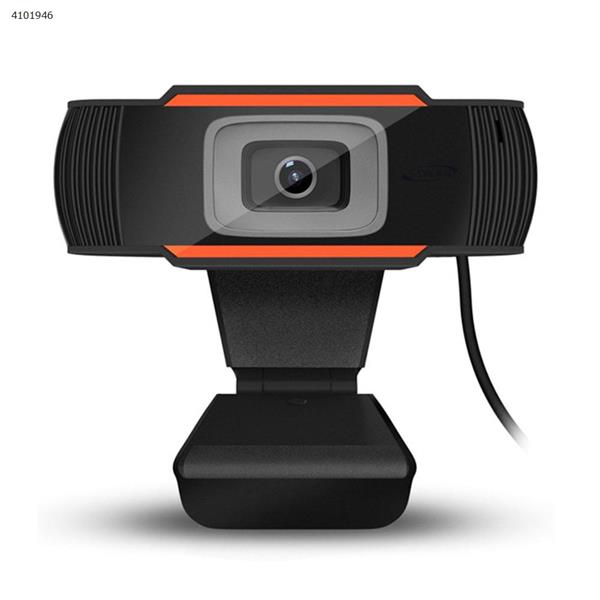 Live camera 720P HD network computer home 1 million pixel video conference camera（720P-orange） IP Cameras N/A