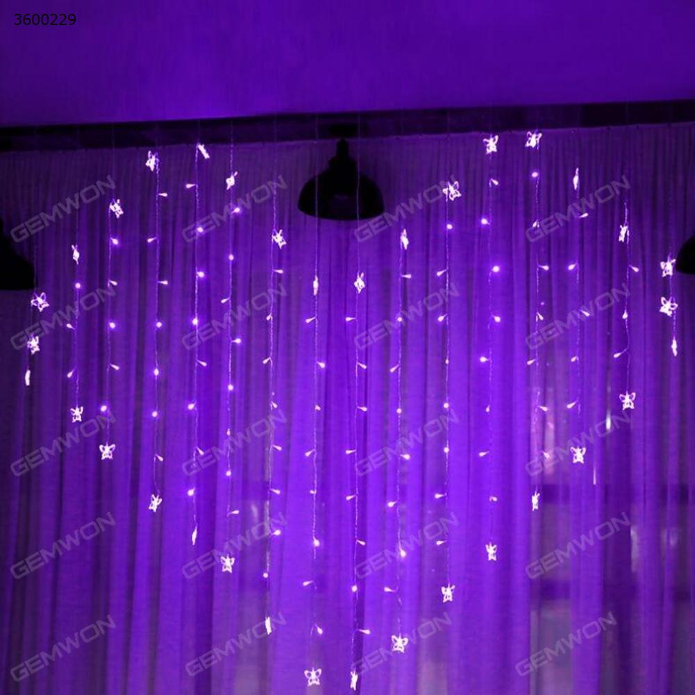 Led Creative Heart Shaped Curtain Lights Sh 002 Holiday