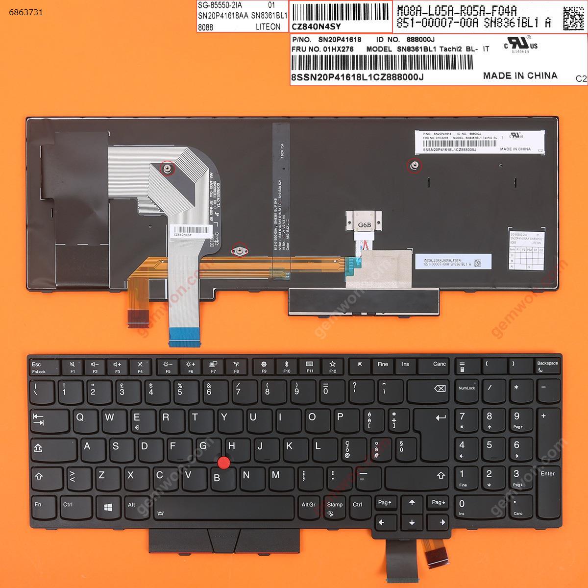 for Win8 Laptop Replacement Keyboard for Lenovo Yoga 11S Black Frame Black